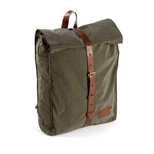 NWT *Property of... *Mitch Roll-Down Backpack  Army  green and brown